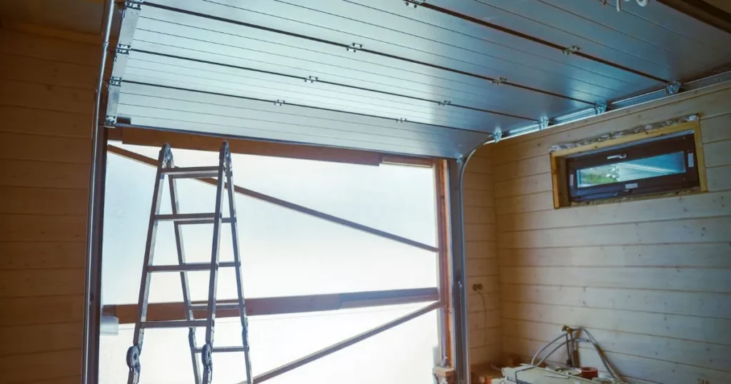 cleaning insulated garage doors