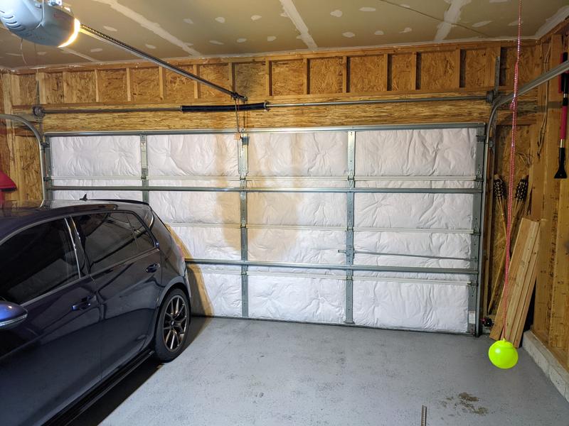 polyurethane insulated garage doors