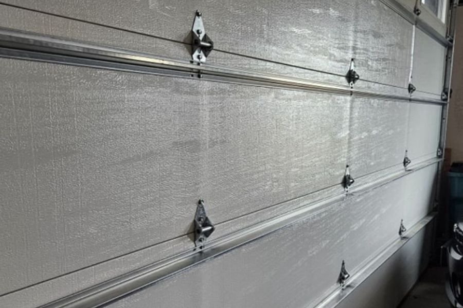 garage door insulation for gym setups