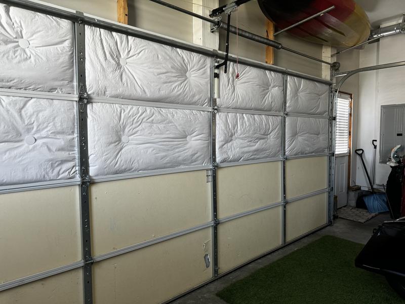 garage insulation vs garage door insulation