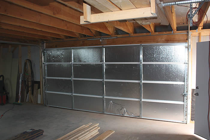 garage door insulation color options