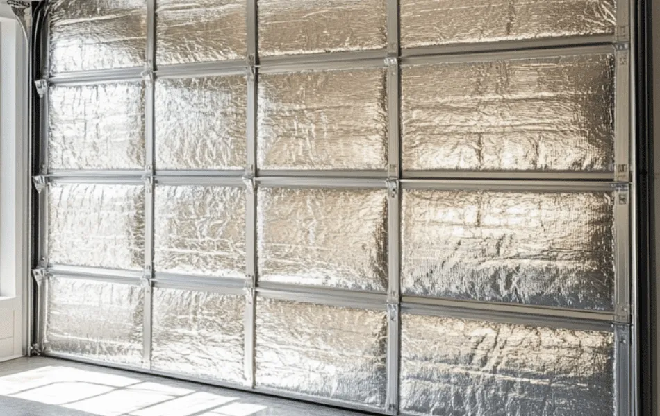 garage door insulation and wind resistance