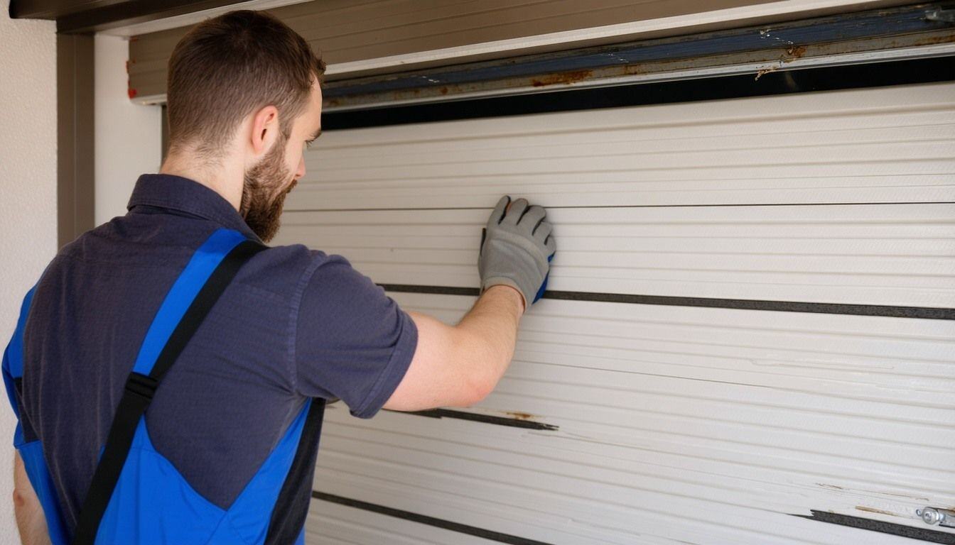 DIY garage door insulation