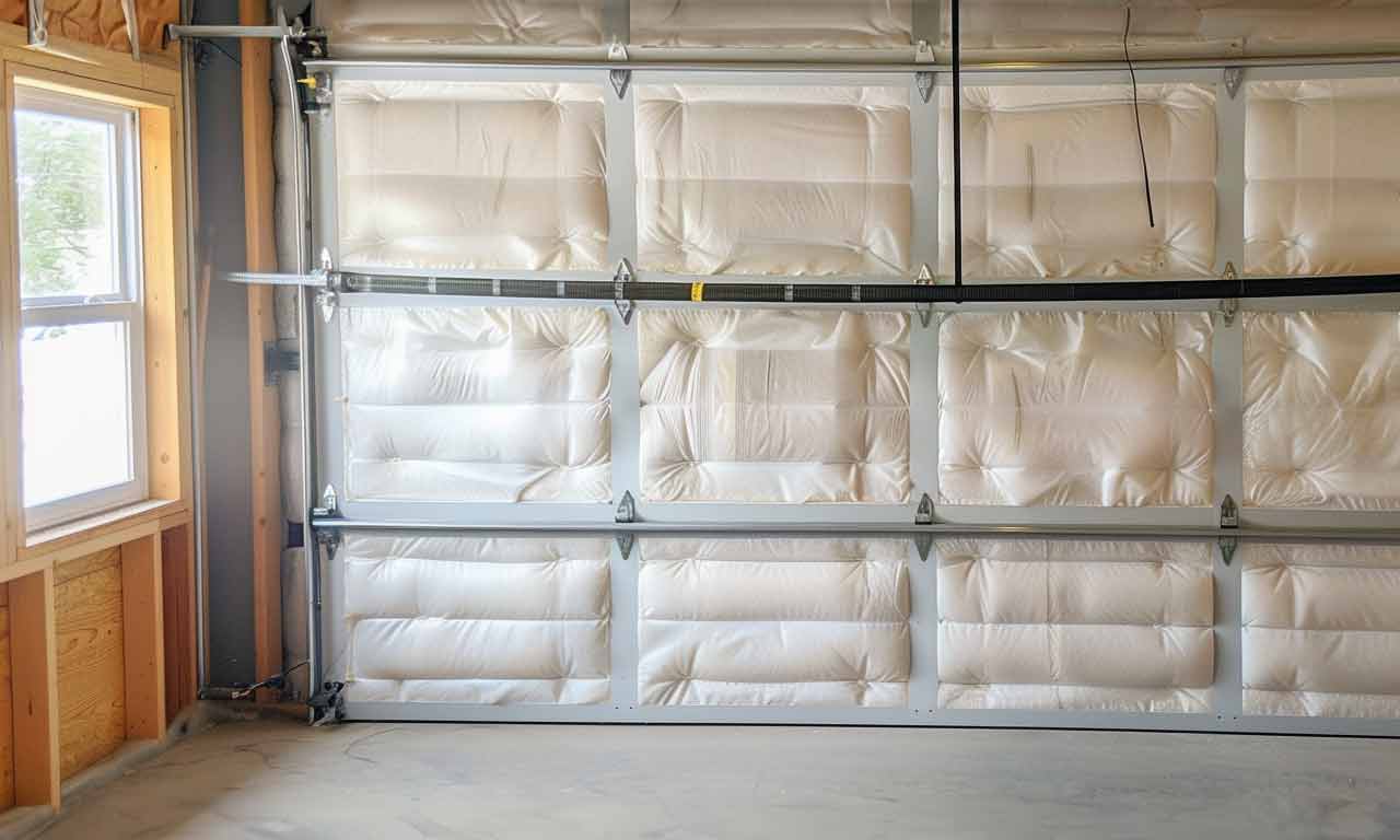 polyurethane insulated garage doors