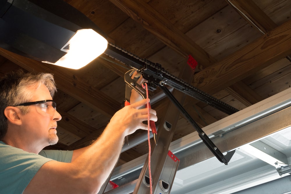 how to do a monthly garage door inspection