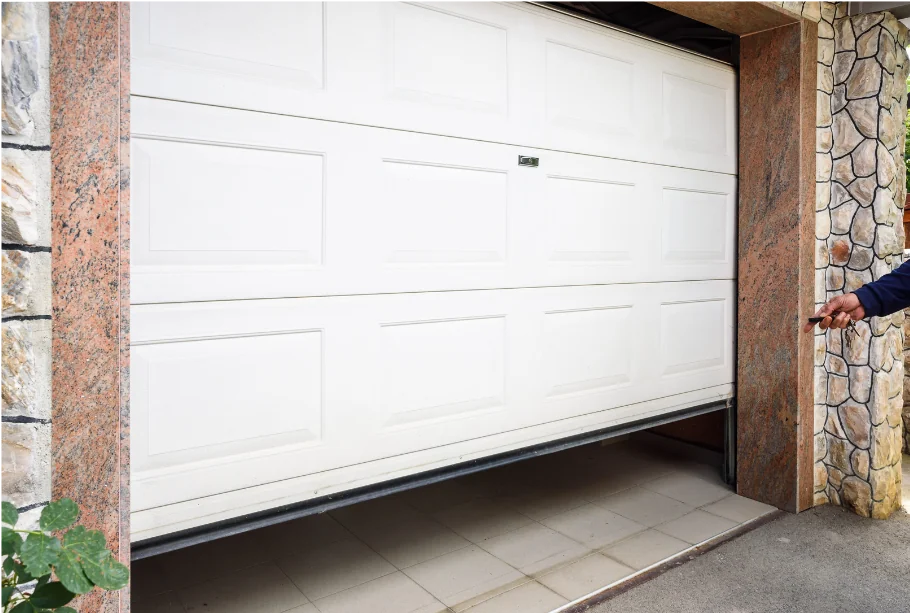 how to check garage door panels for damage