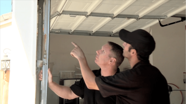 how to inspect vinyl garage doors